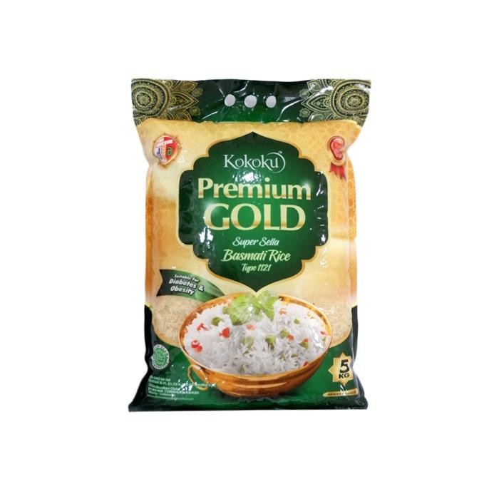 

Kokoku - Beras Basmati Premium Gold 5kg Kemasan Vacuum