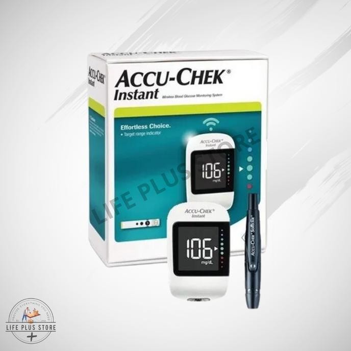 

Accu Check Instant + Test Strip / Alat Cek Gula Darah AccuCheck Instan
