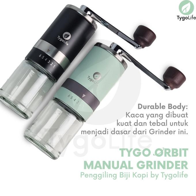 

HAND COFFEE GRINDER MANUAL BURR TYGO ORBIT / PENGGILING BIJI KOPI