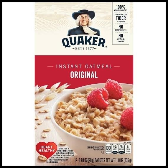 

Quaker Instant Oatmeal Original 336Gr - From Usa