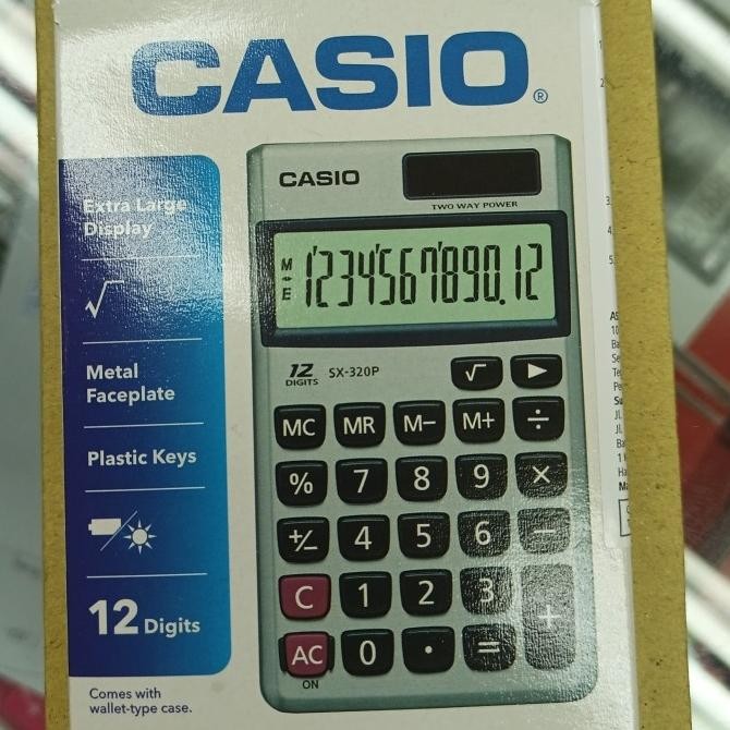 

Kalkulator Lipat Dual Leaf Casio Sx 220 Original Bergaransi 12 Digit