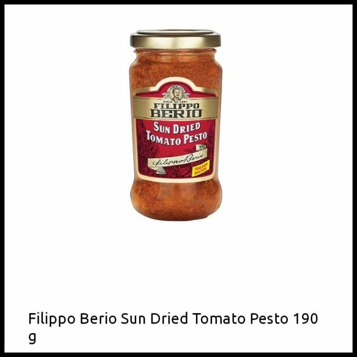 

Filippo Berio Sun Dried Tomato Pesto 190 G