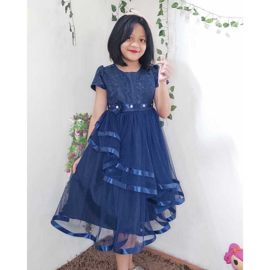 Dress Natal Anak Perempuan 2024 Umur 9 Thn 5 6 12 Tahun Baju Natall Kids Cewek 5Th 6Th Dresh Bayi Gs