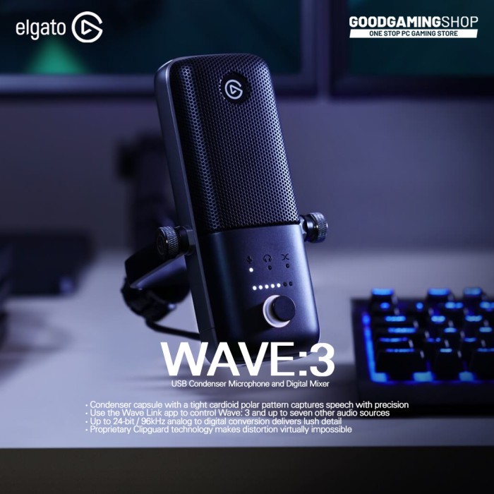 Promo Elgato Wave:3 - Microphone