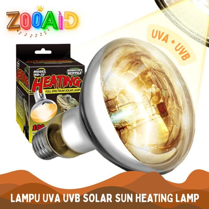 SOLAR LAMP LAMPU UVA UVB MATAHARI PENGHANGAT REPTIL REPTILE KURA TORTO