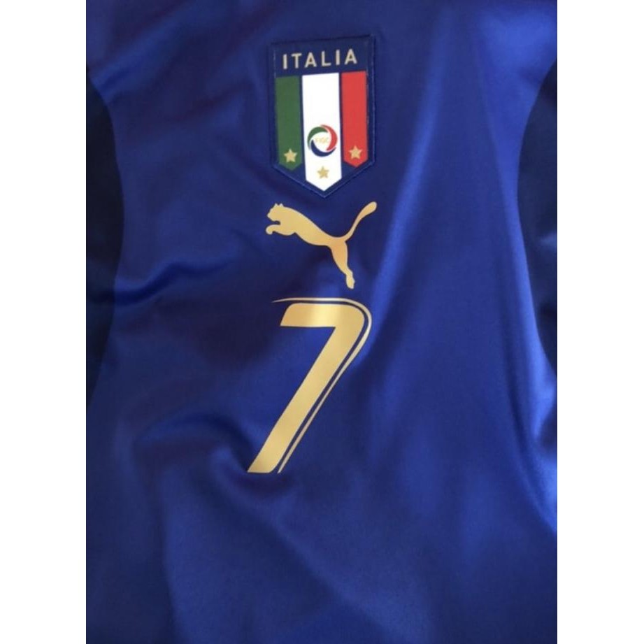 Italy 2006 World Cup Champions Jersey Full Nameset