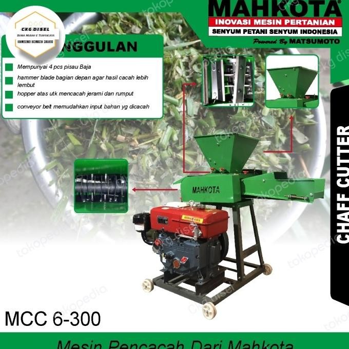 Sale New Mesin Pencacah Rumput Mcc 6-300 C Pencacah Rumput Mahkota