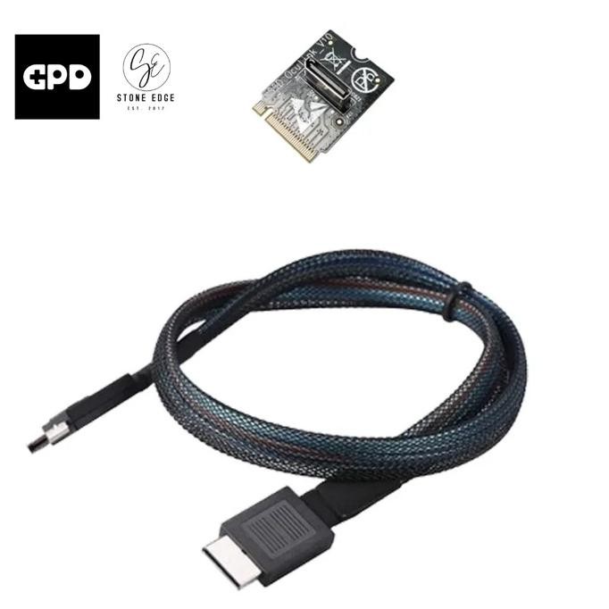 TERMURAH - GPD Original Oculink Cable SFF 8611 M2 Card GPD G1 Thunderbolt 4 USB C