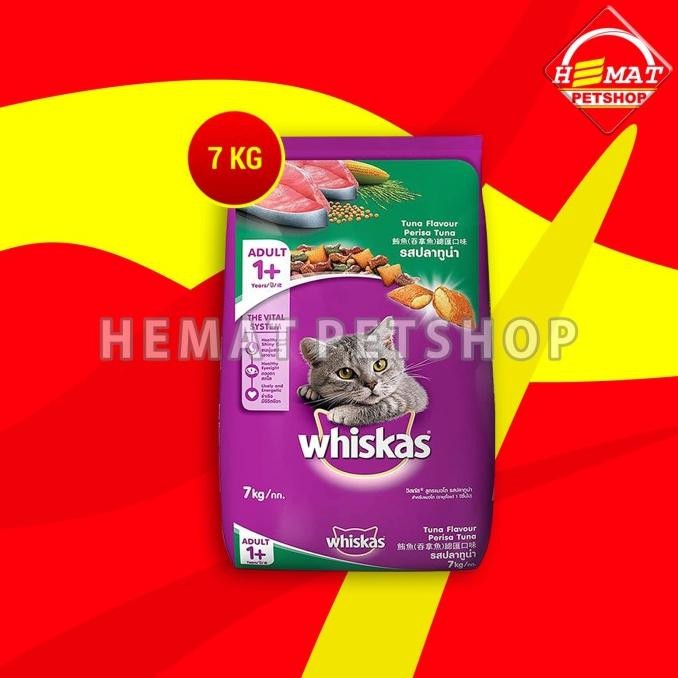 Makanan Kucing Whiskas Tuna 7kg / Whiskas 7 Kg