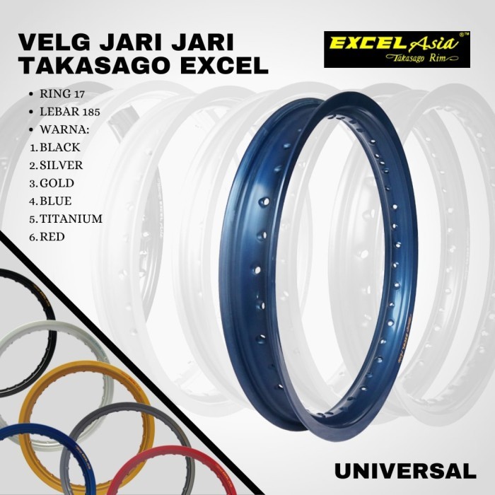 Velg takasago excel asia 185 ring 17