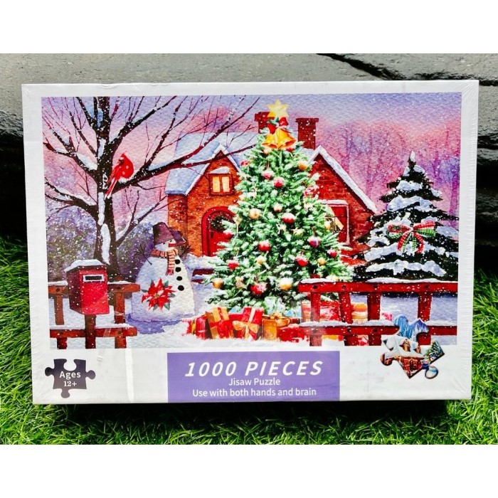 

Natal Puzzle 3D DIY 1000 PCS MERRY CHRISTMAS COLLECTION 50 x 75 Cm - Chrismas Snowma Limited