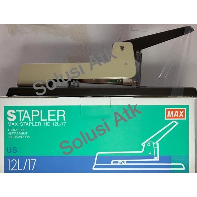 

NEW MAX Stapler HD-12L/17 . Max 12L17. Stapler Jilid Ori Max HD-12L/17