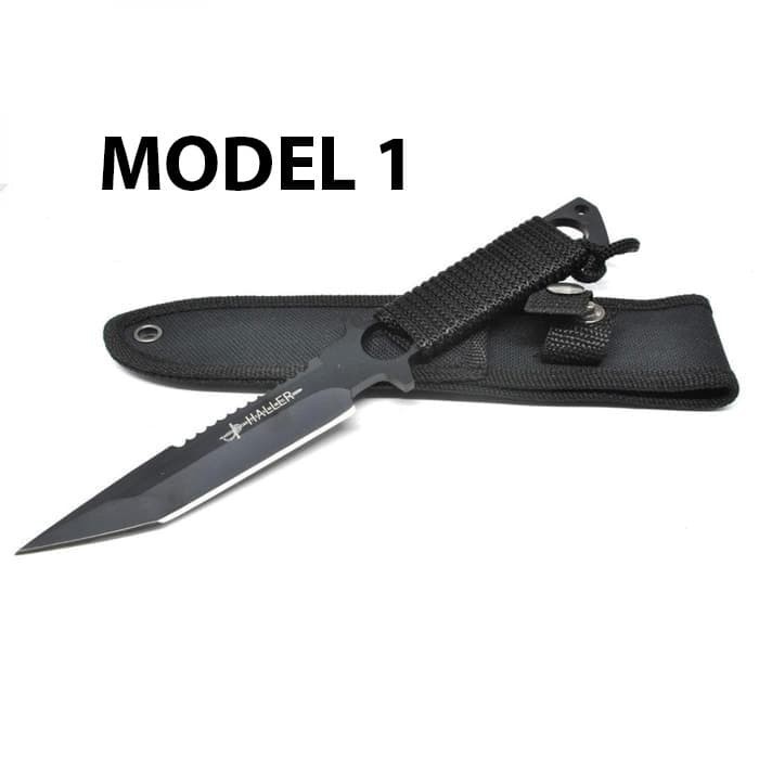 BERMUTU Pisau gunung / pisau Haller Tactical / pisau Outdoor Survival Knife