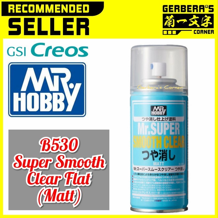 Terbaru Mr Color B530 Mr Super Smooth Clear Flatt Matt Spray Can Gundam