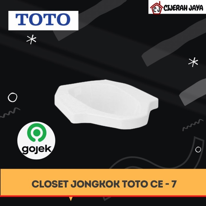 Terbaru Kloset Jongkok Toto Ce7 Putih