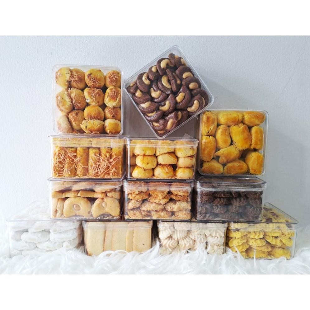 

Kue Kering Nastar / Keju / Putri Salju / Coklat Mede / Sagu Keju 300Gr