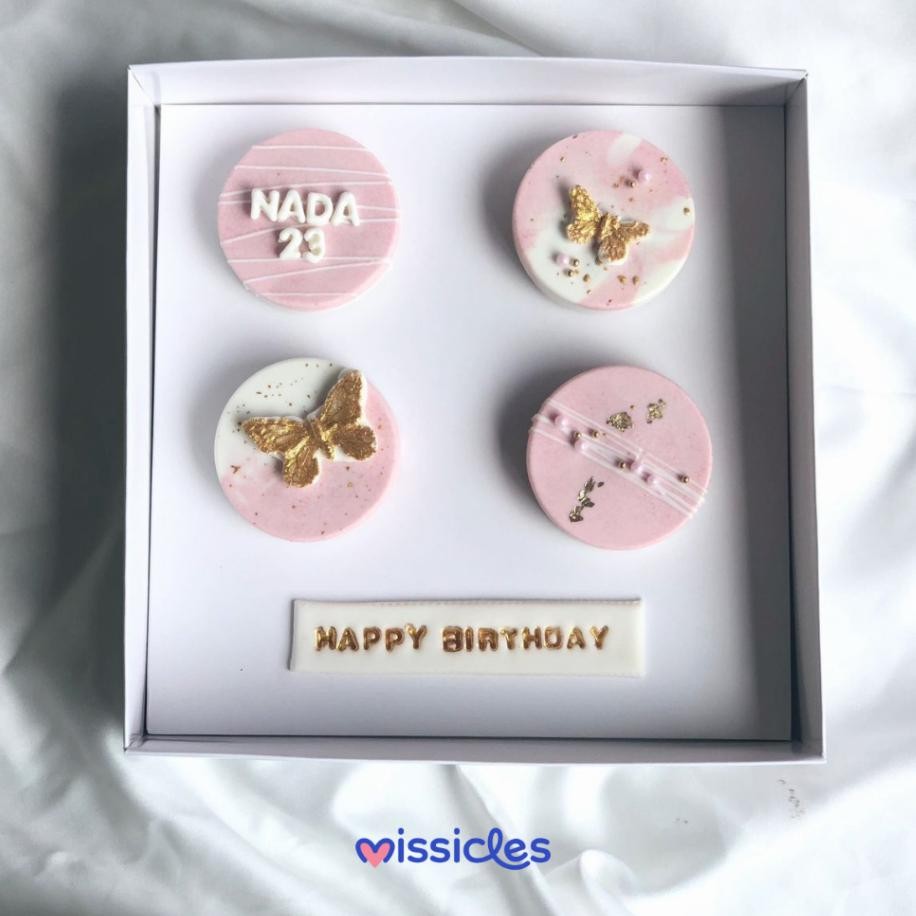 

(Bisa Dadakan, Bisa H-1) O Cookie Cakesicles | Kue Ulang Tahun/Hadiah Ulang Tahun/Hadiah Anniversary/Hadiah Cewek