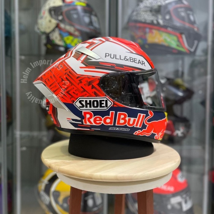 HELM SHOEI X14 MARQUEZ PULL & BEAR REDBULL 1:1 FULL FACE IMPORT