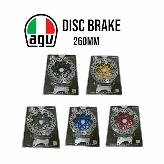 Piringan Disc Cakram Depan Agv 260Mm Lubang 3 Floating Mio J Mio Gt M3