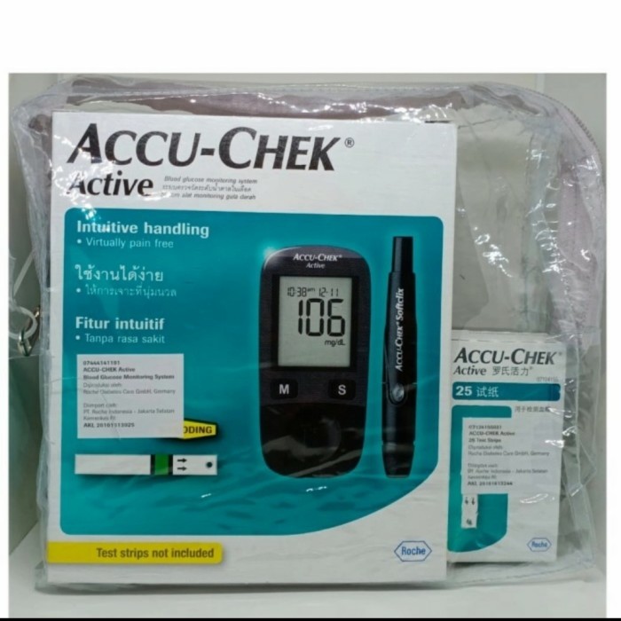 Accu Chek Active Meter/Alat Cek Gula Darah Accu Chek