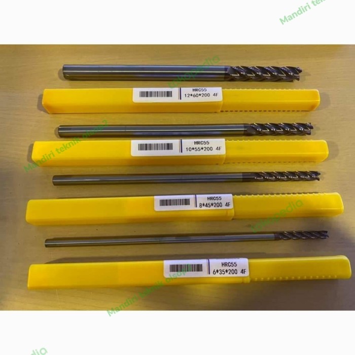 ENDMILL CARBIDE LONG 8MM X 200MM