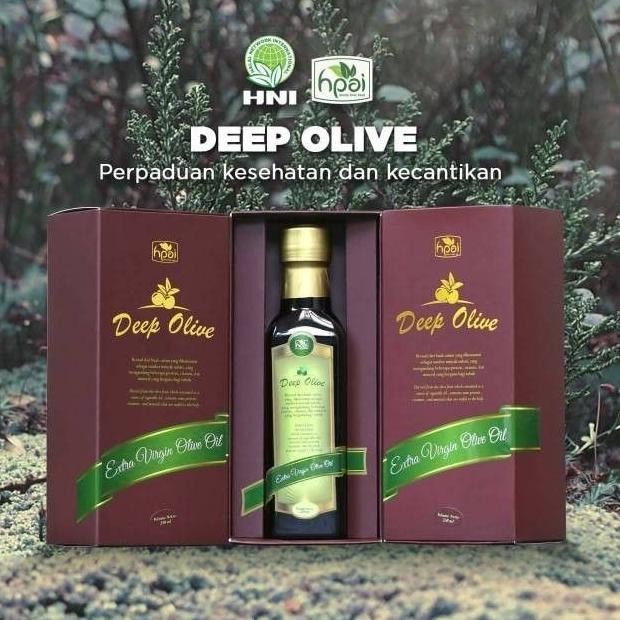 

Deep Olive Extra Vir gin Olive Oil Minyak Zaitun HNI-HPAI