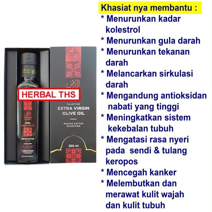 

al ard extra virgin olive oil minyak zaitun palestina hni hpai 250 ml