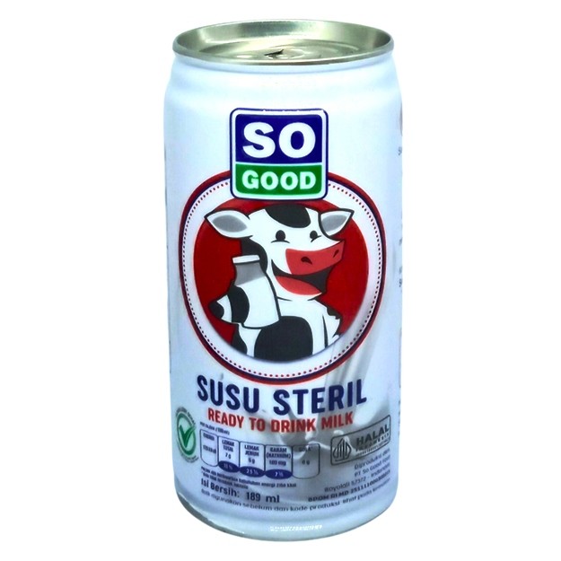 

S19077 SO GOOD STERIL SUSU UHT 189ML KALENG MAJU BERSAMA (20250111)