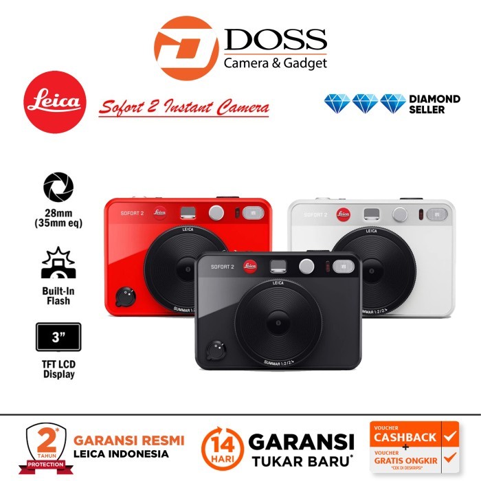 Leica SOFORT 2 Instant Camera Leica Sofort Kamera Instan