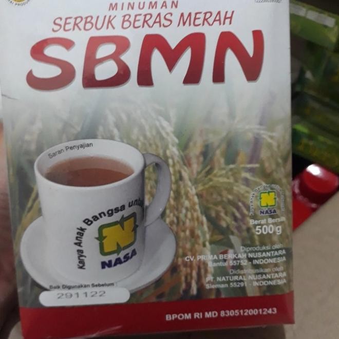 

Serbuk Beras Merah Natural 500 Grm Sbmn Nasa