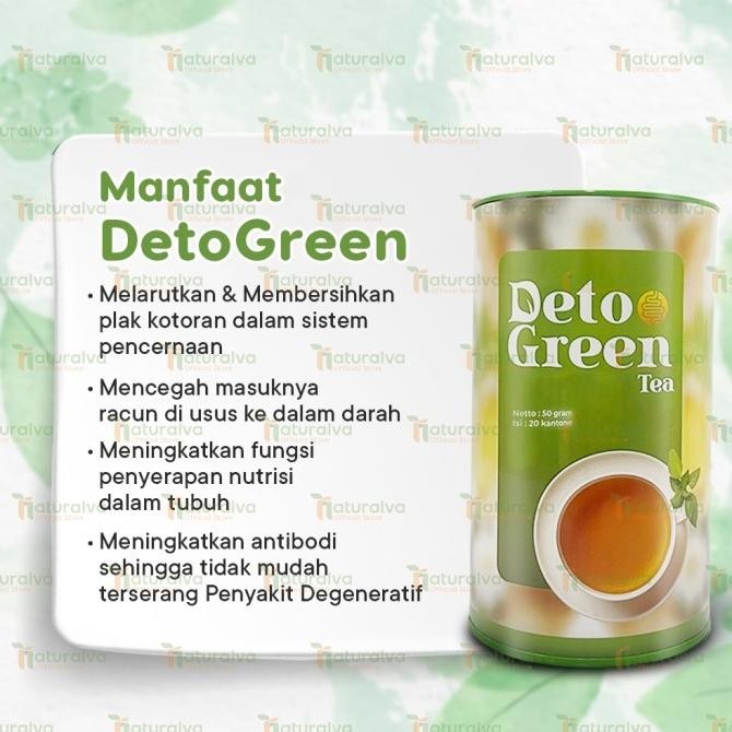 

DetoGreen Tea Teh Detox Sistem Pencernaan Usus Diet Sehat Alami LM