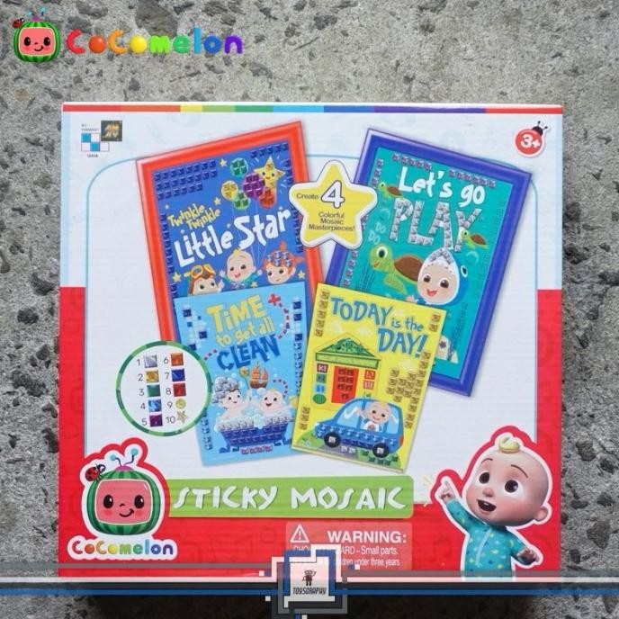 

Cocomelon Sticky Mozaic Sticker Mozaik DIY Stiker Anak Prakarya ORI