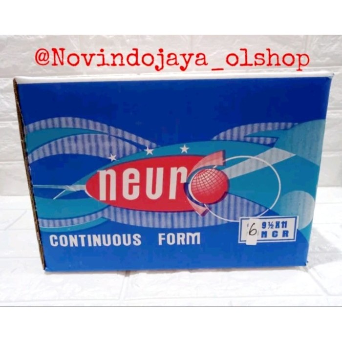 

CONTINUOUS FORM 6 NEURO PLY 9,5 X 11 TERMURAH - K1