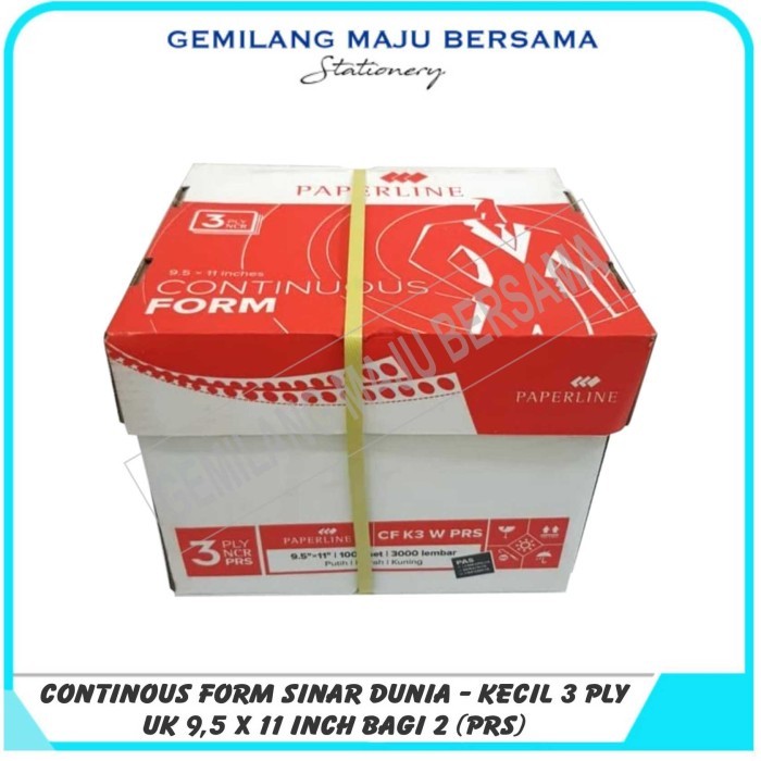 

Continous Form / Kertas Komputer 9,5x11 3PLY :2 (PRS)