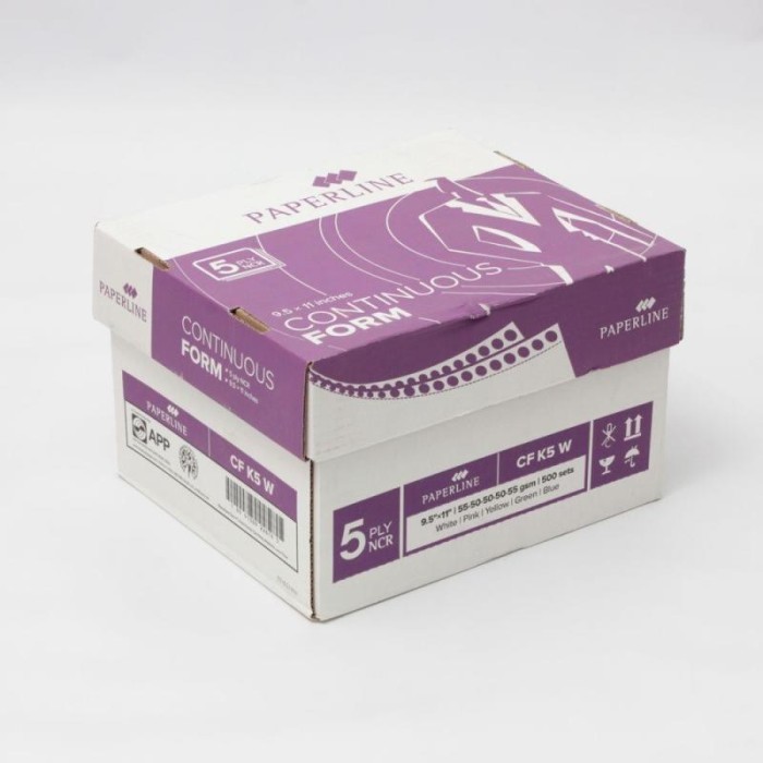 

Continuous Form Paperline 9,5 x 11 5 ply (KHUSUS GOSEND & GRABEXPRESS)