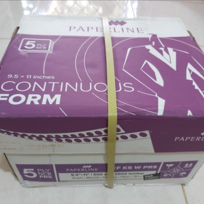 

Kertas Continues Form Paperline 9,5 x 11 5Ply PRS : 2