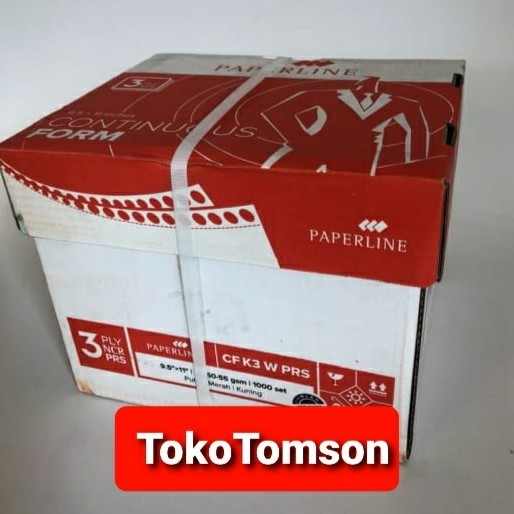 

Continous Form Kertas Komputer 9,5 x 11/2 - 3Ply (K3 PRS) Paperline