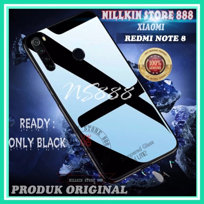XIAOMI REDMI NOTE 8 UME ORIGINAL TEMPERED GLASS HARD SOFT CASE COVER