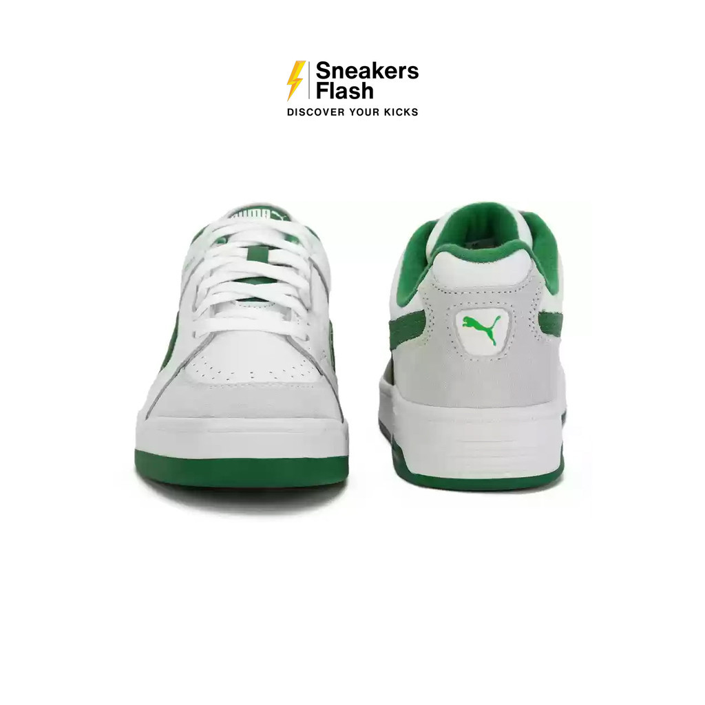 PUMA Slipstream Lo Retro White Archive Green Sepatu Sneakers Pria - 38469222 - Size 42.5
