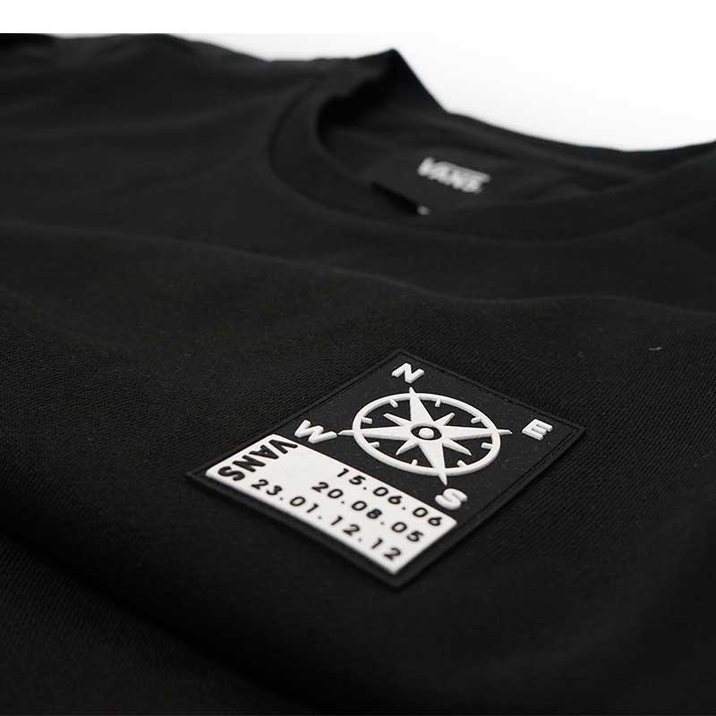 VANS Sweatshirt Unisex Ap Camper Mix Po Crew Black Kaos Unisex - VN0A7YGHBLK