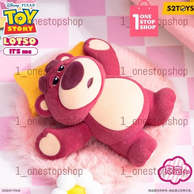52 Toy Disney X Pixal Beruang Lotso is Me Series Blind Box Misteri Boneka Toy [terbaik]