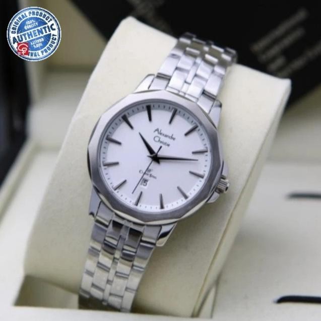 ALEXANDRE CHRISTIE AC8647 AC 8647 SILVER JAM WANITA ORIGINAL