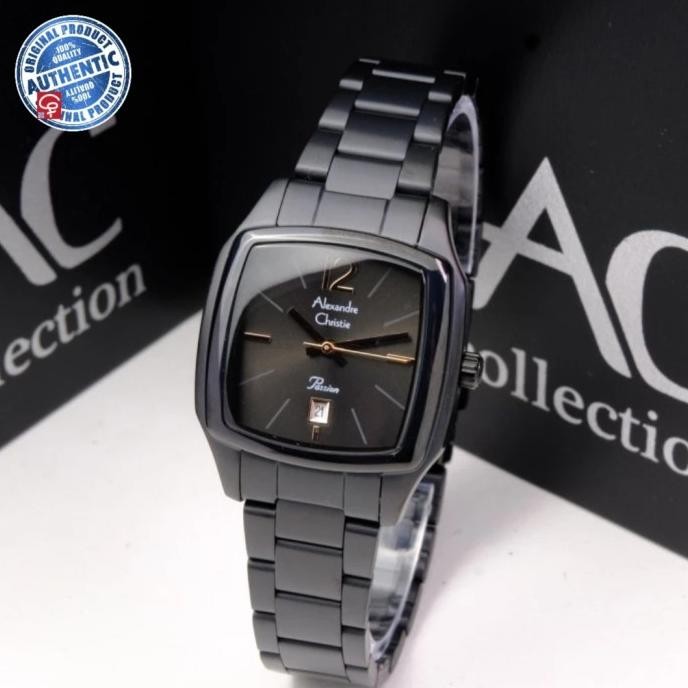 ALEXANDRE CHRISTIE AC2454 AC 2454 BLACK JAM WANITA
