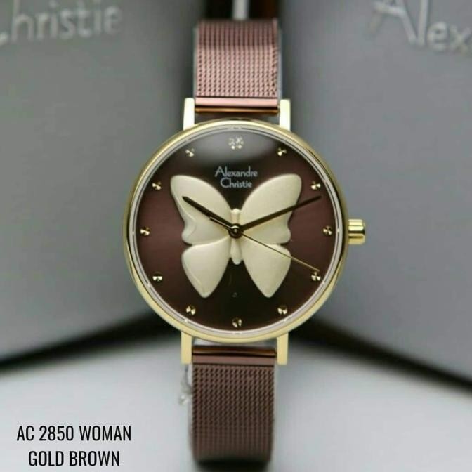 ALEXANDRE CHRISTIE AC2850 AC 2850 SANDSTRAP JAM TANGAN ORI