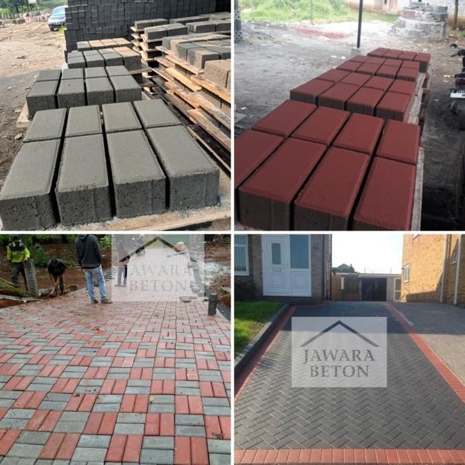 Paving block conblock press mesin CDS