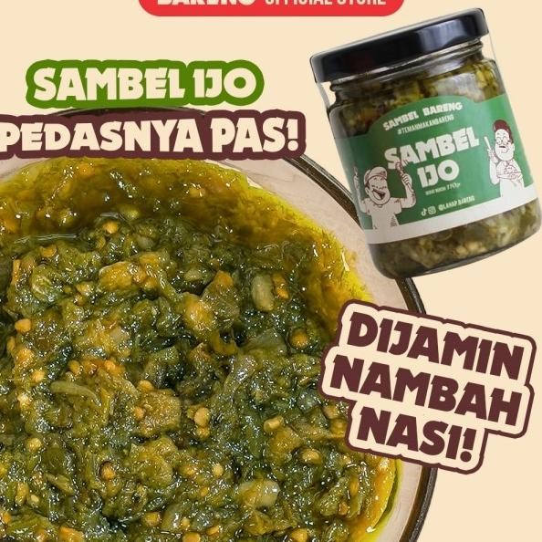 

Sambel Bareng Ijo / Sambel Ijo / Sambel Hijau / Sambel Pedas Gurih