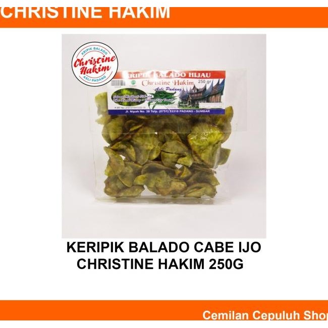 

Keripik Balado Sanjay Christine Hakim Sambal Hijau