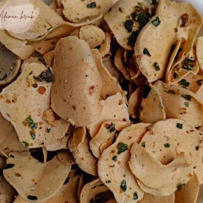 

Basreng Tipis Daun Jeruk 500G Mantap/Renyah/Kriuk