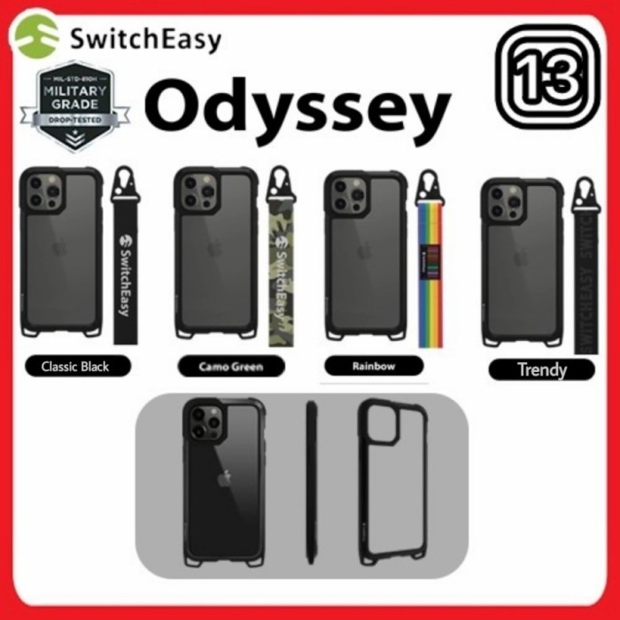 Case iPhone 13 PRO MAX MINI Switcheasy ODYSSEY With Lanyard