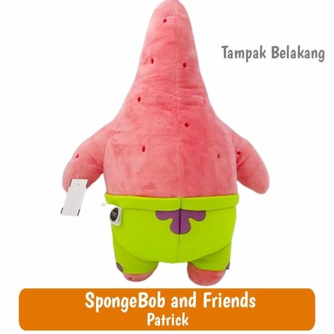 Boneka SpongeBob Patrick Original Nickelodeon size Jumbo